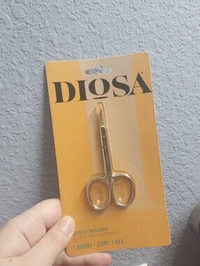 DIOSA Gold Cuticle Scissors - Precision Nail Trimmer